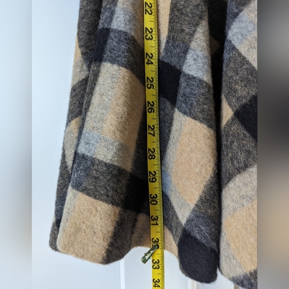 Cynthia Rowley Black and Tan Plaid Dress - Picture 6 of 9